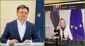 Integrare R. Moldova în UE, discutată de Premierul Recean cu Prim-ministrul Estoniei, Kaja Kallas